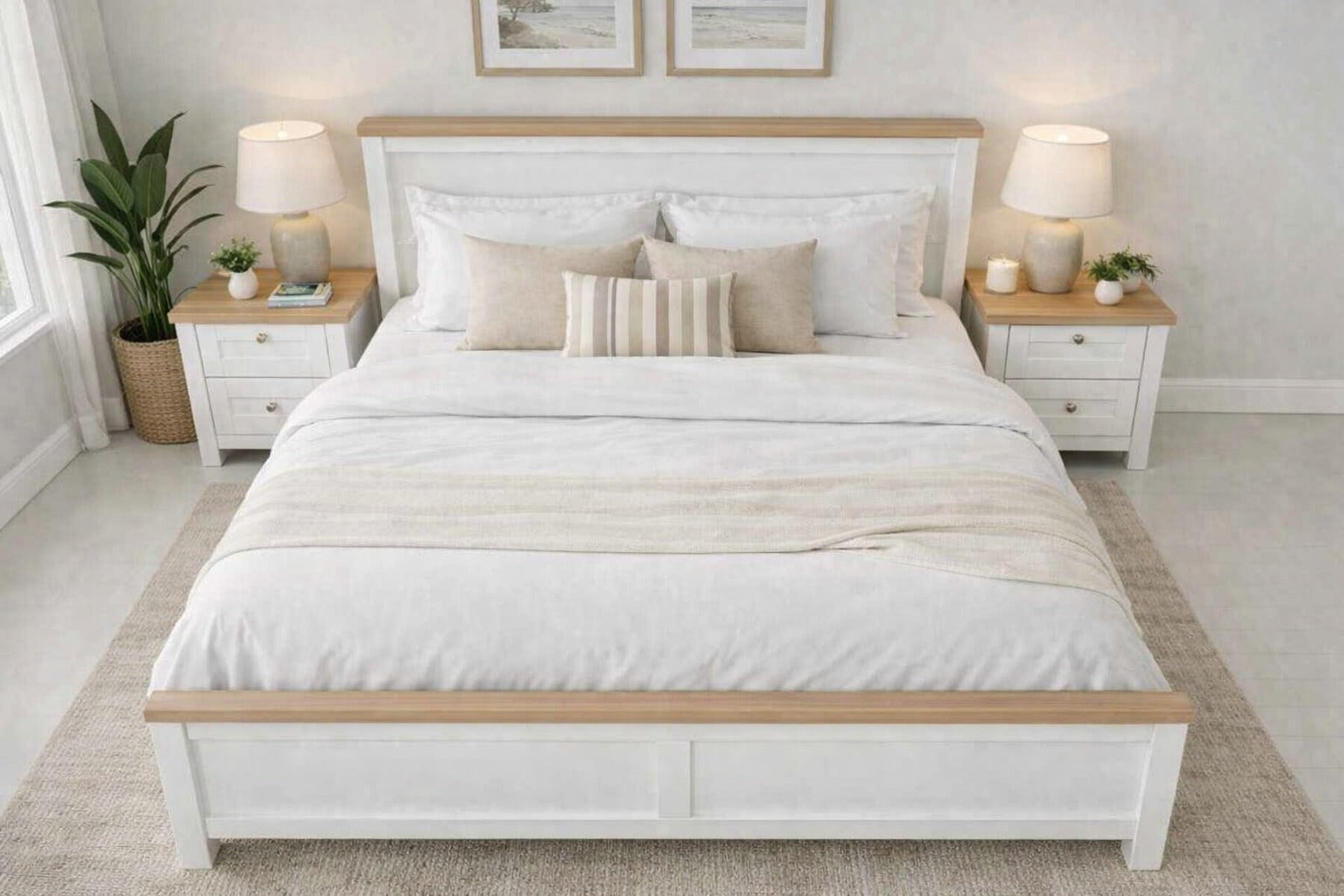 King Bed Frame and Bedsides